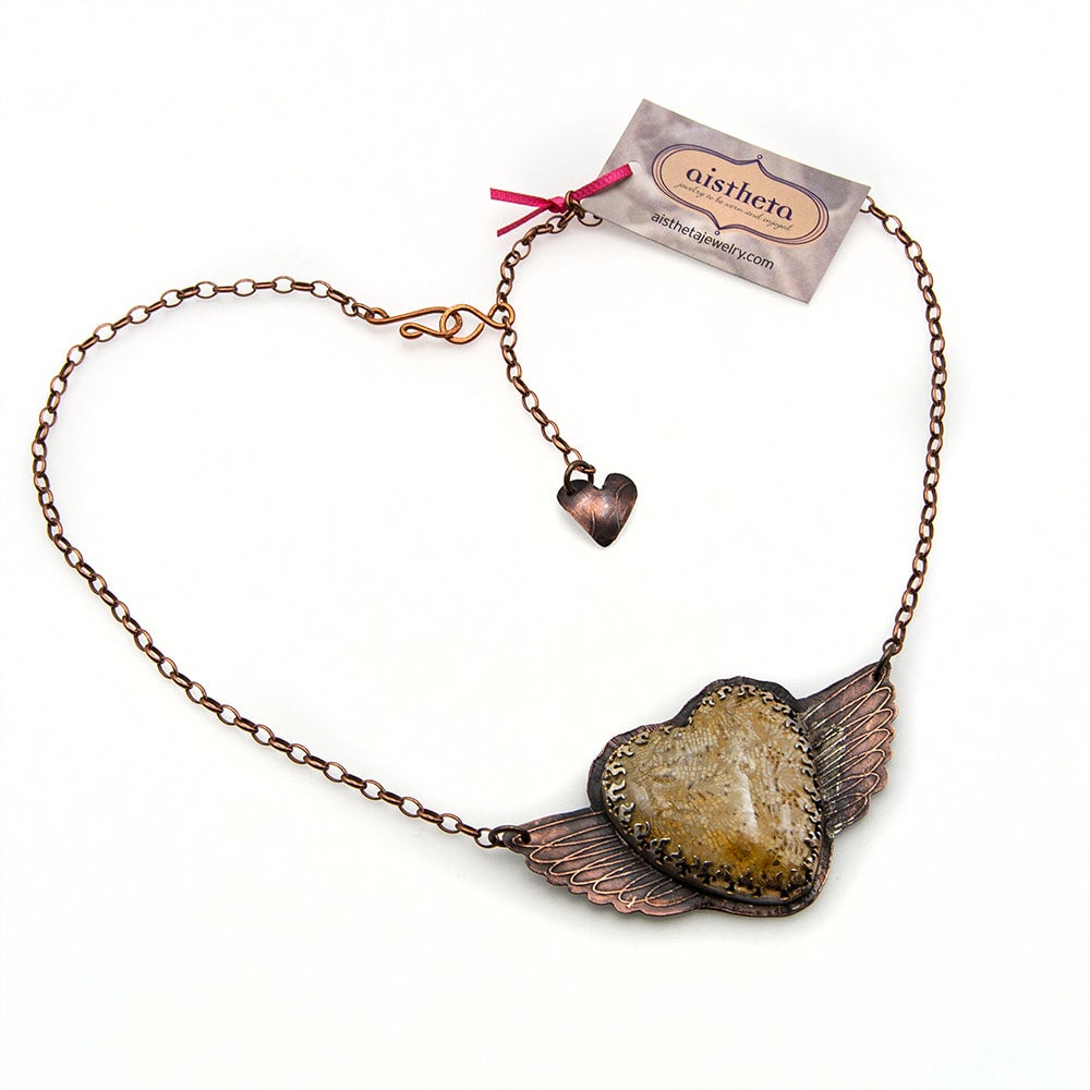 Fossil 3 Heart Necklace 2024 www.houwelings